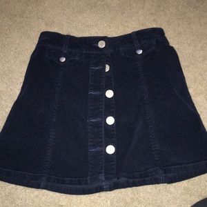 Corduroy urban outfitters skirt